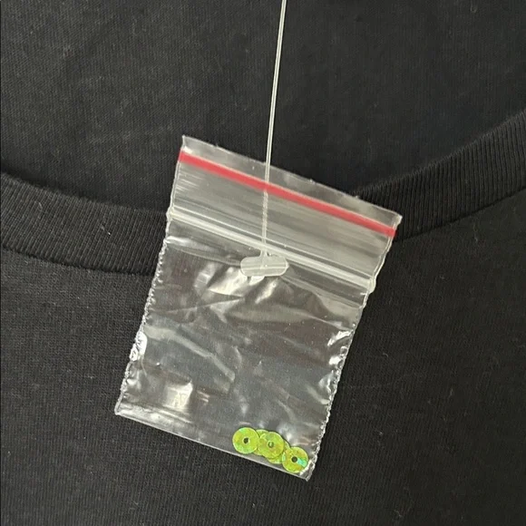 Shamrock Ready with this Black and Green Long Sleeve Top - Picture 5 of 6